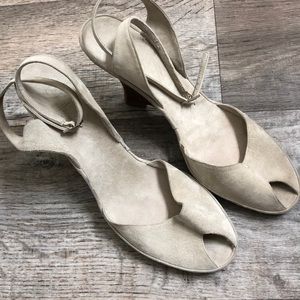 Cole Haan Suede Open Toe String Sandals size 11